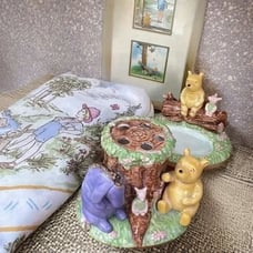 Vintage Disney Winnie The Pooh bathroom set