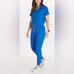 NWT Dolan Women’s Hope 10 Pocket Ceil Blue Jogger Pants Medical Scrubs - XXS