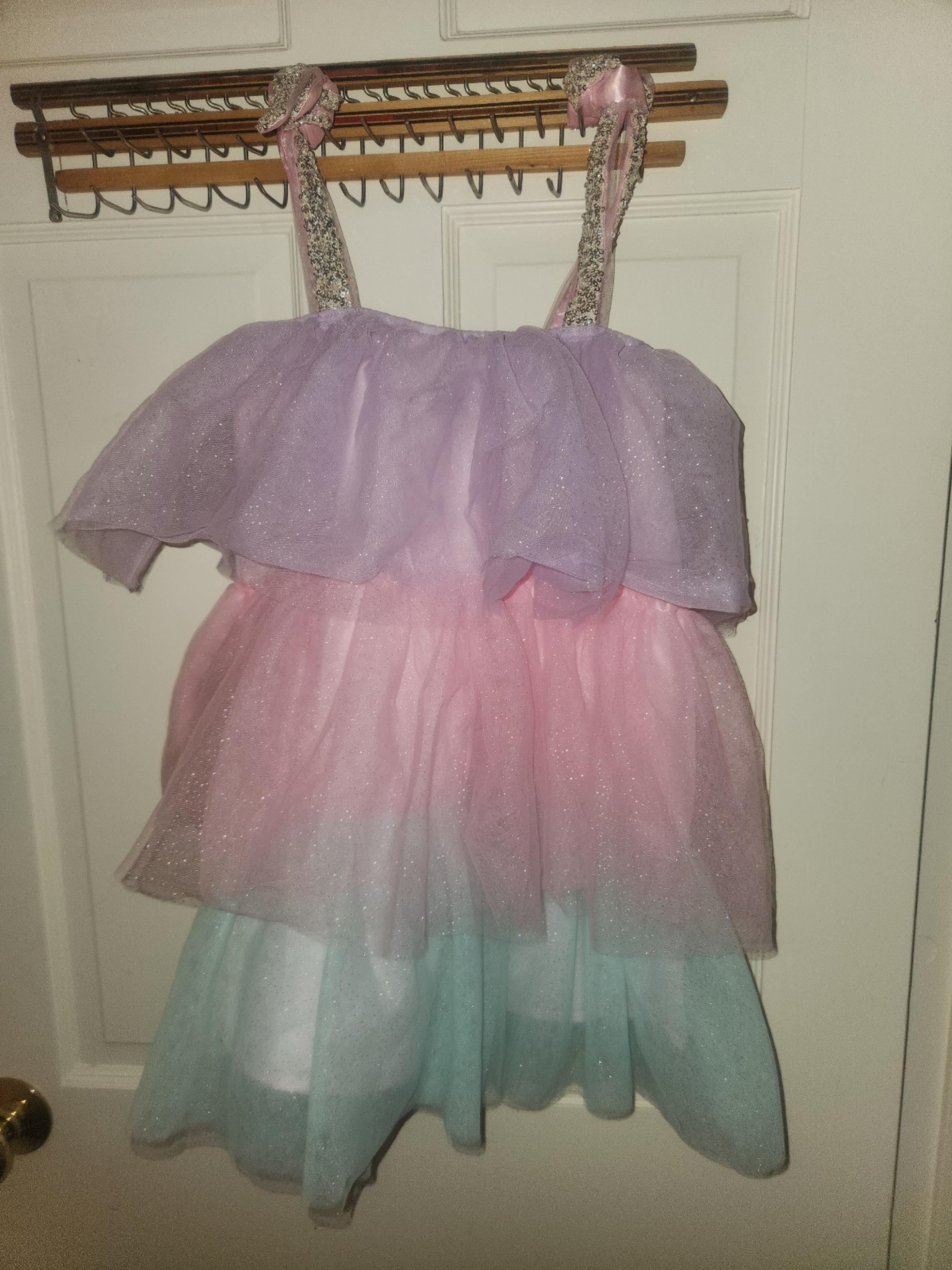 LOLA AND THE BOYS Sparkle Ombre Dress