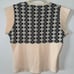 Vintage Blairemoor Sweater Vest Cream Black Geometric Old Money