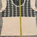 Vintage Blairemoor Sweater Vest Cream Black Geometric Old Money