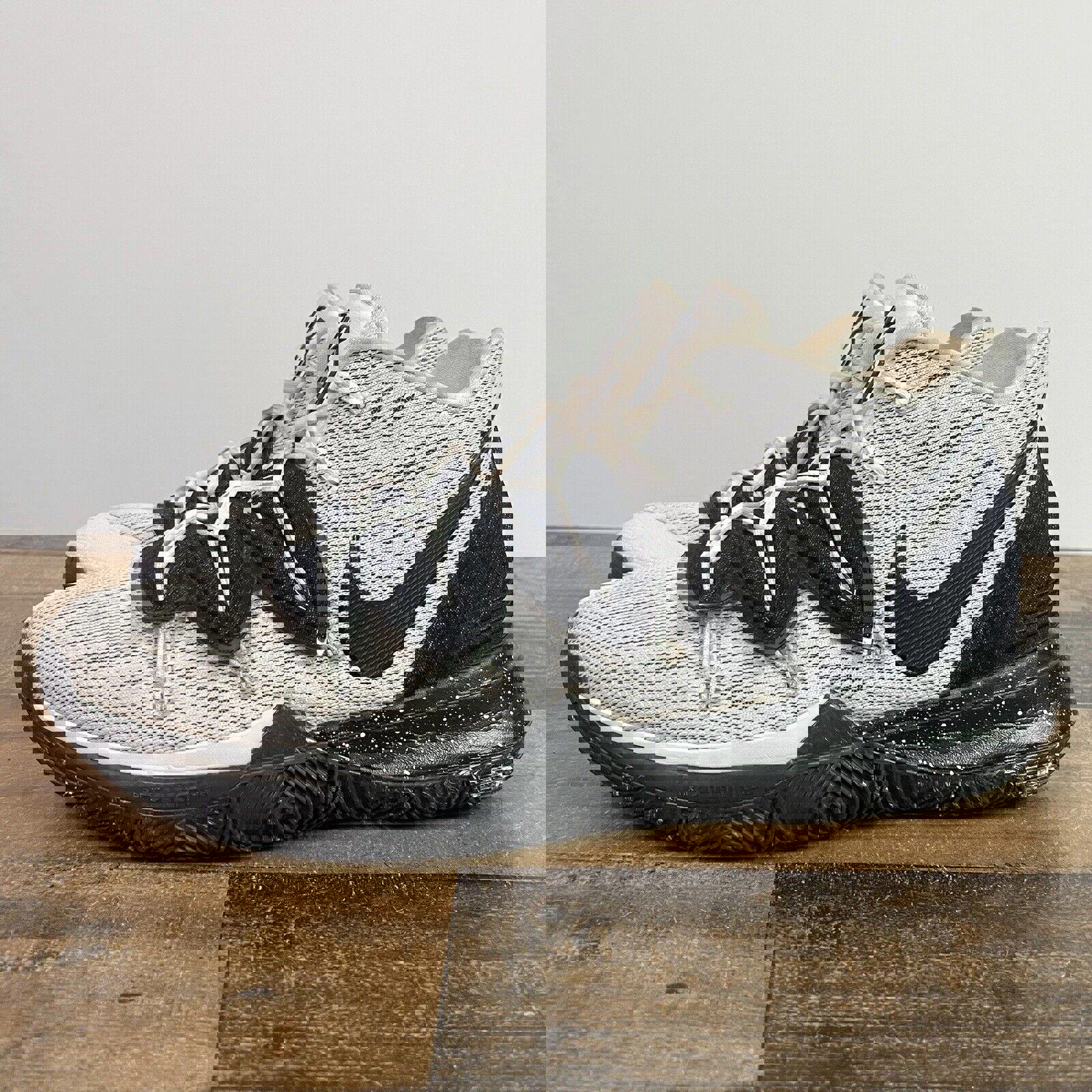 Nike Kyrie 5 Oreo Size 15 Mens Grey Black White 2019 AO2918-100 Basketball