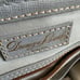 Dooney & Bourke Indianapolis Colts Purse w/crossbody strap - GRAY LEATHER-UNIQUE