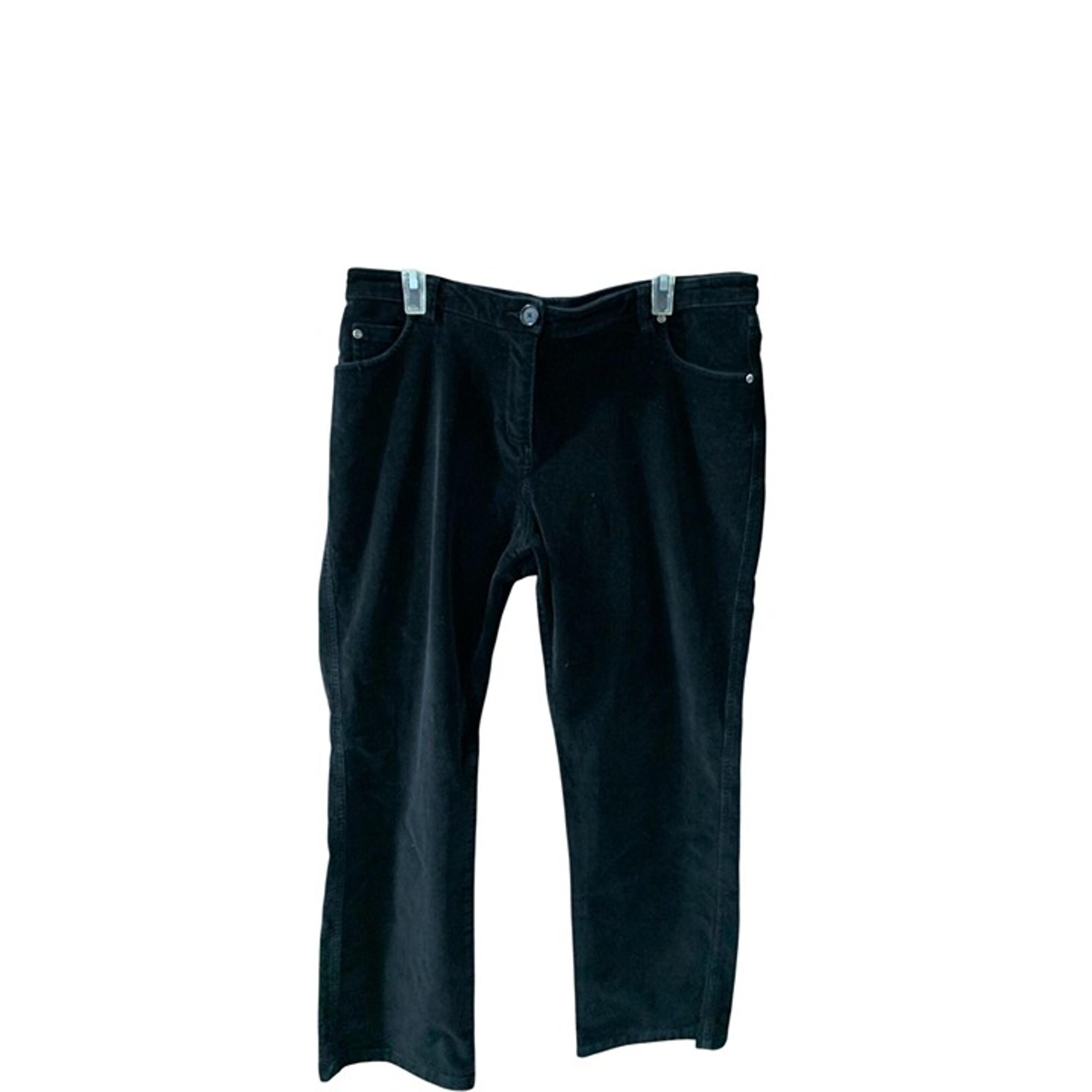 Woolrich Womens Size 12 P Petites Black Corduroy Pants Casual