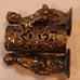 Vintage cherub lipstick/perfume holder