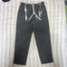40s Striped Slacks, Farmers Pants with Suspenders