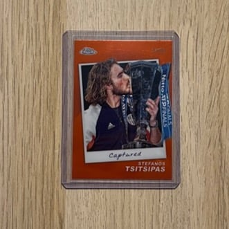 Stefanos Tsitsipas Tennis Topps Chrome 15/25