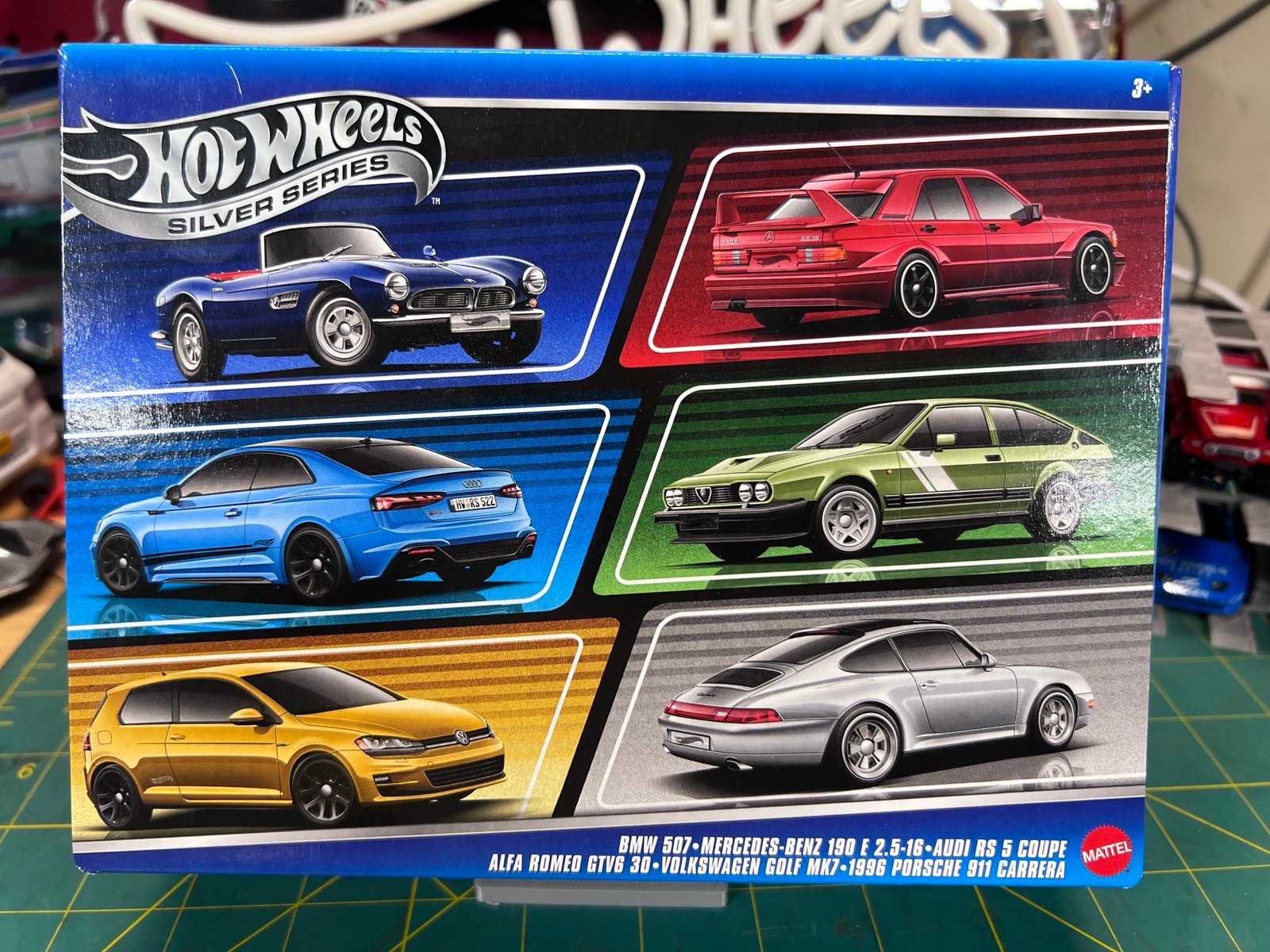 Hot Wheels silver series European euro 6 pack