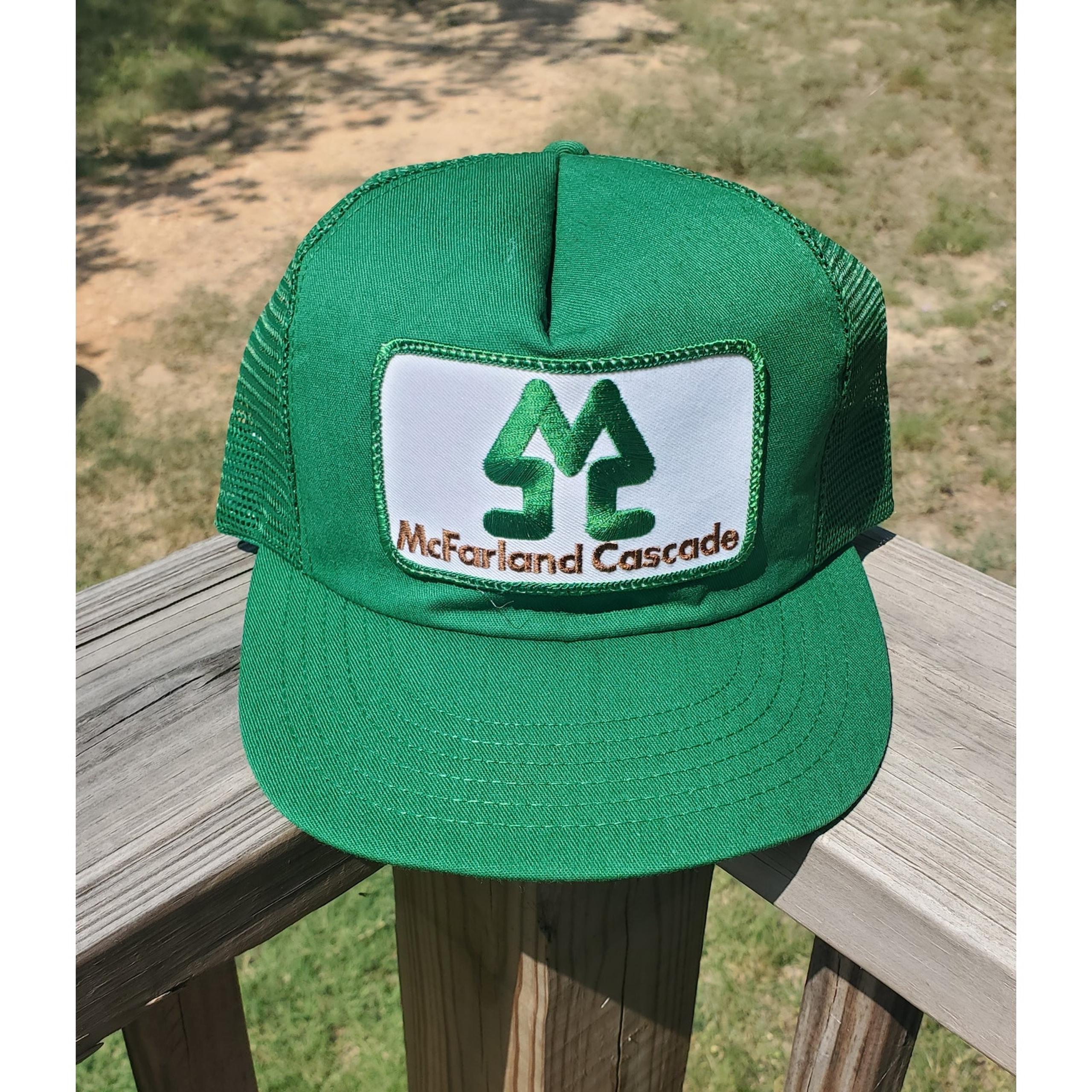 Vintage McFarland Cascade Wood Products Construction Trucker Hat