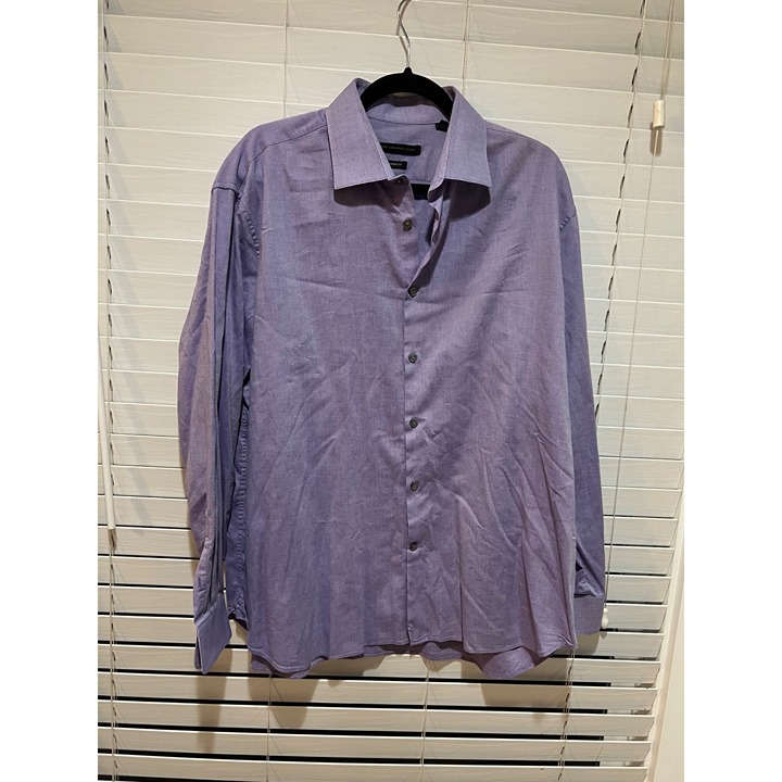 John Varvatos Long Sleeve Button Up Shirt - Size - 17.5