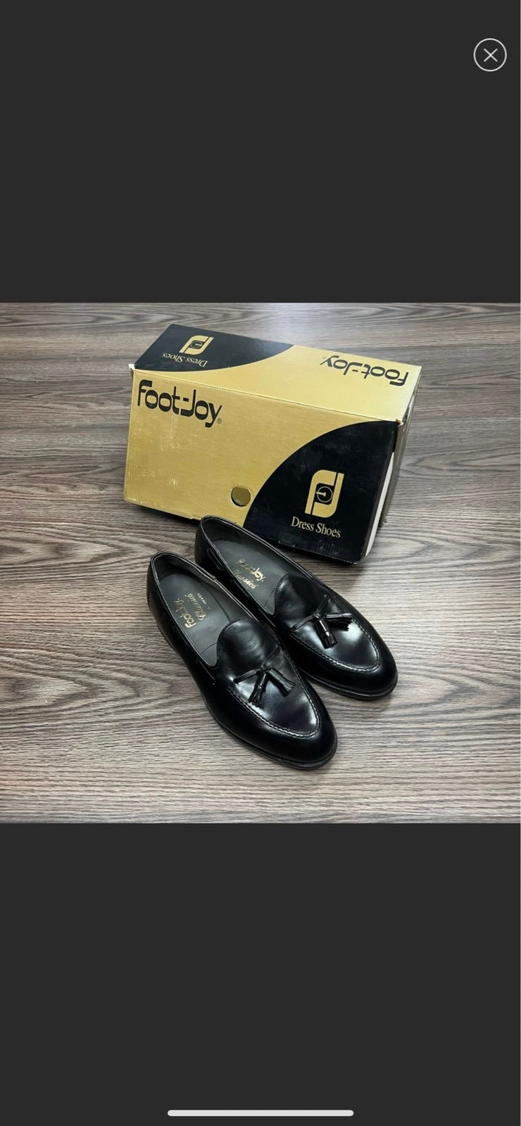 NEW FootJoy Classics Black Tassel Loafers 9 D