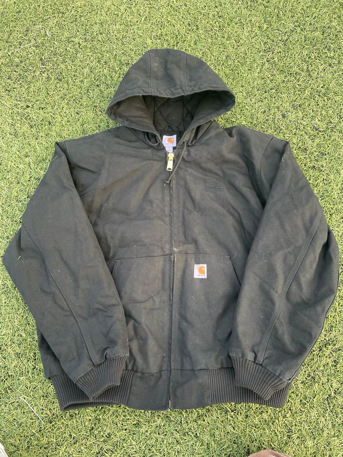 Vintage Black Carhartt Jacket Sz xl