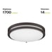 Project Source LED Flushmount Light