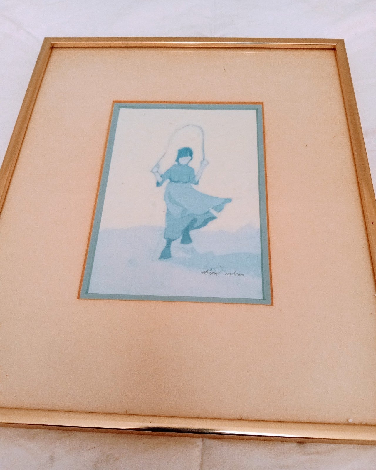 Rare Collectors vintage amish BATKIN ART Vera Kirk Original Authentic Painting