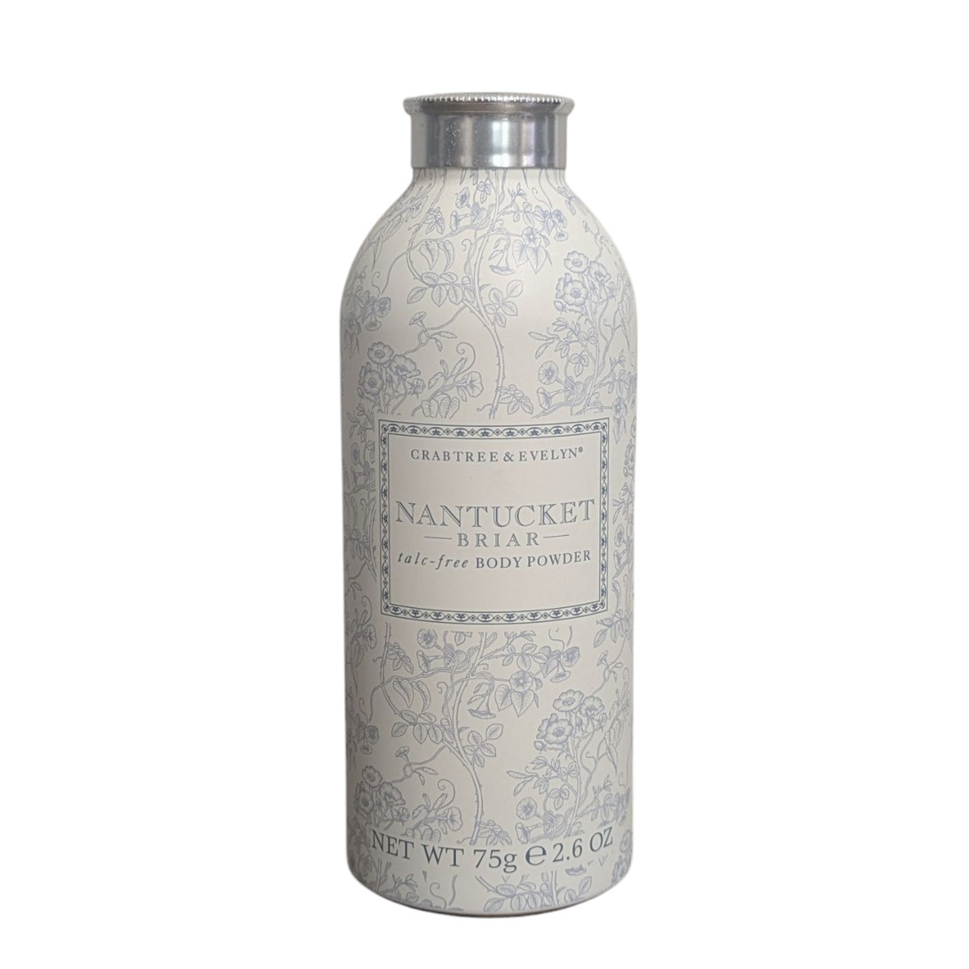Crabtree & Evelyn Nantucket Briar Talc-free Body Powder 2.6 oz Sealed