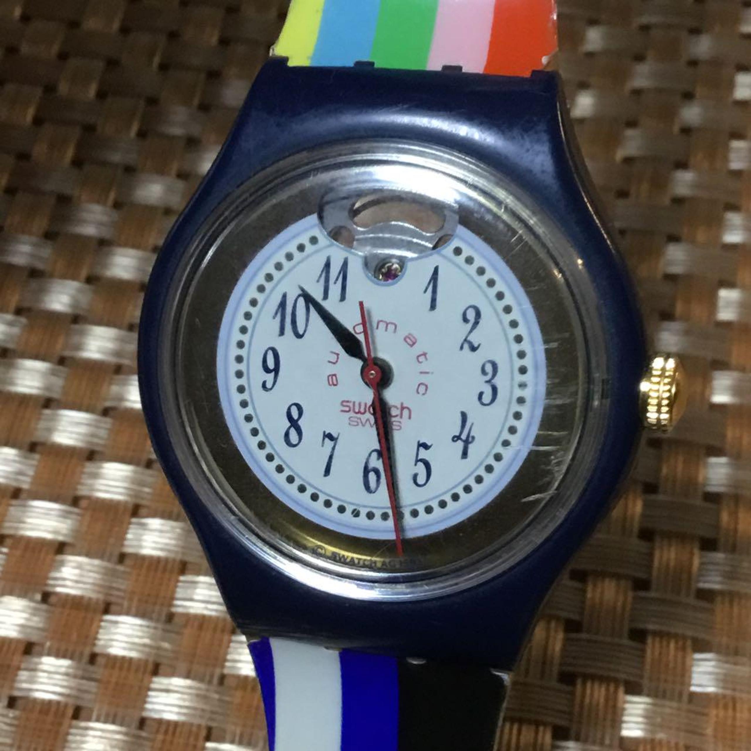 Swatch Automatic Self-Winding AT Men's Wristwatch