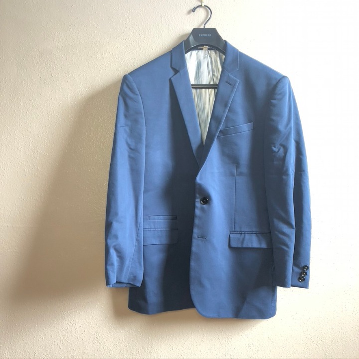 Blue Blazer/Sport Coat From Express
