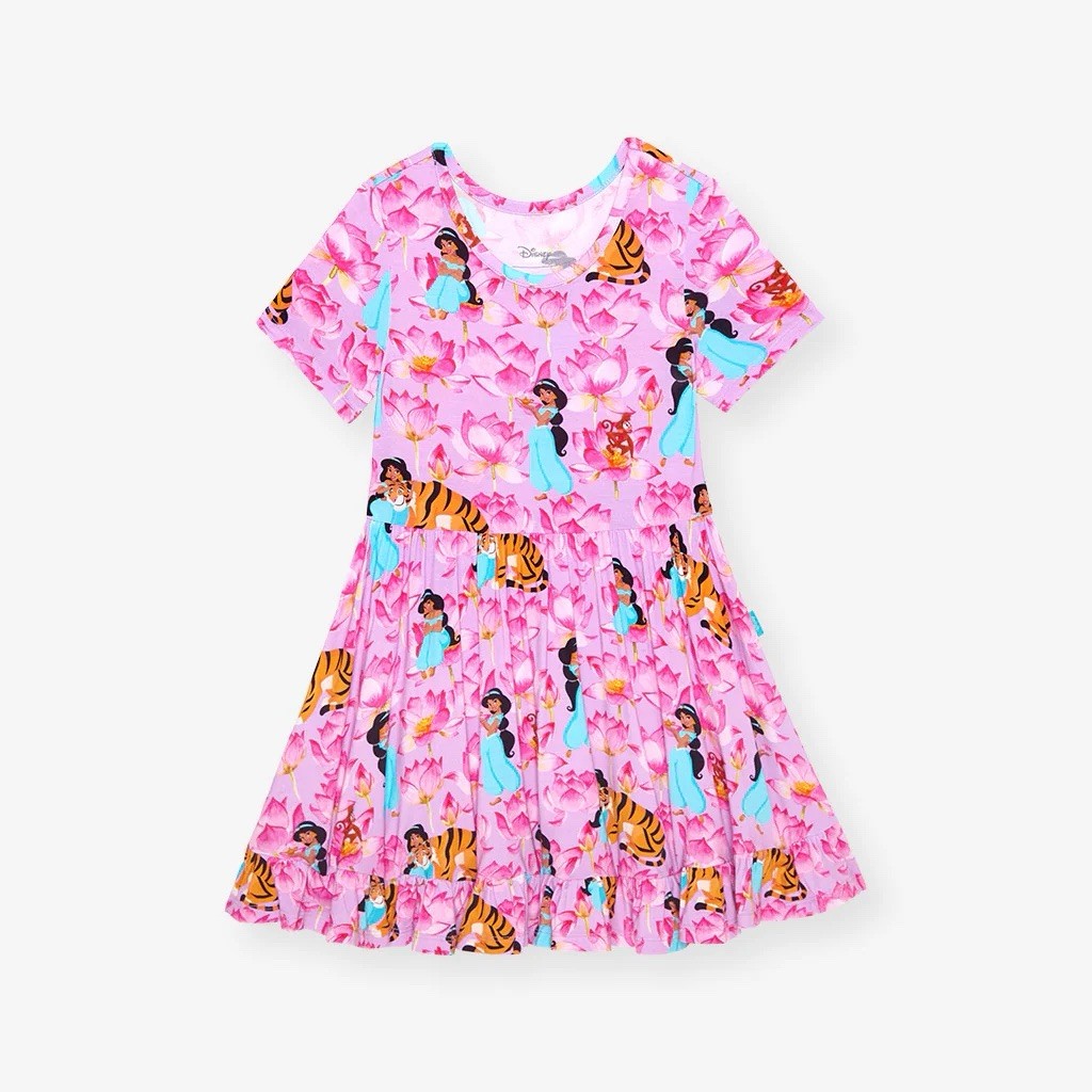 Posh Peanut Size 3/4 Disney Princess Jasmine Ruffled Twirl Dress NWT
