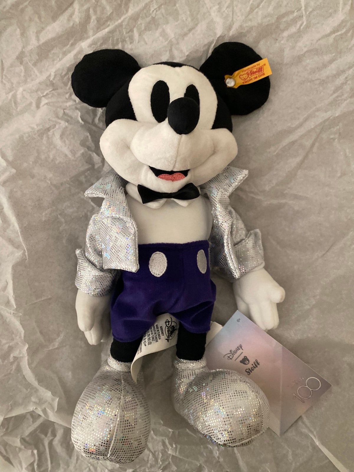 Plush Mickey Mouse sheiff anniversary 100 new brand box