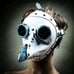 White Blue Plague Doctor Mask Cosplay