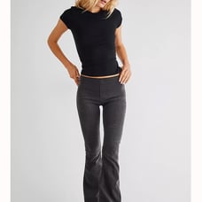 Free people flare black jeans