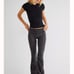 Free people flare black jeans