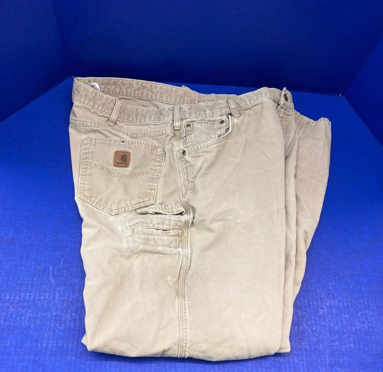 Carhartt Men’s B159 GKH Tan Loose Fit Carpenter Pants 42x34
