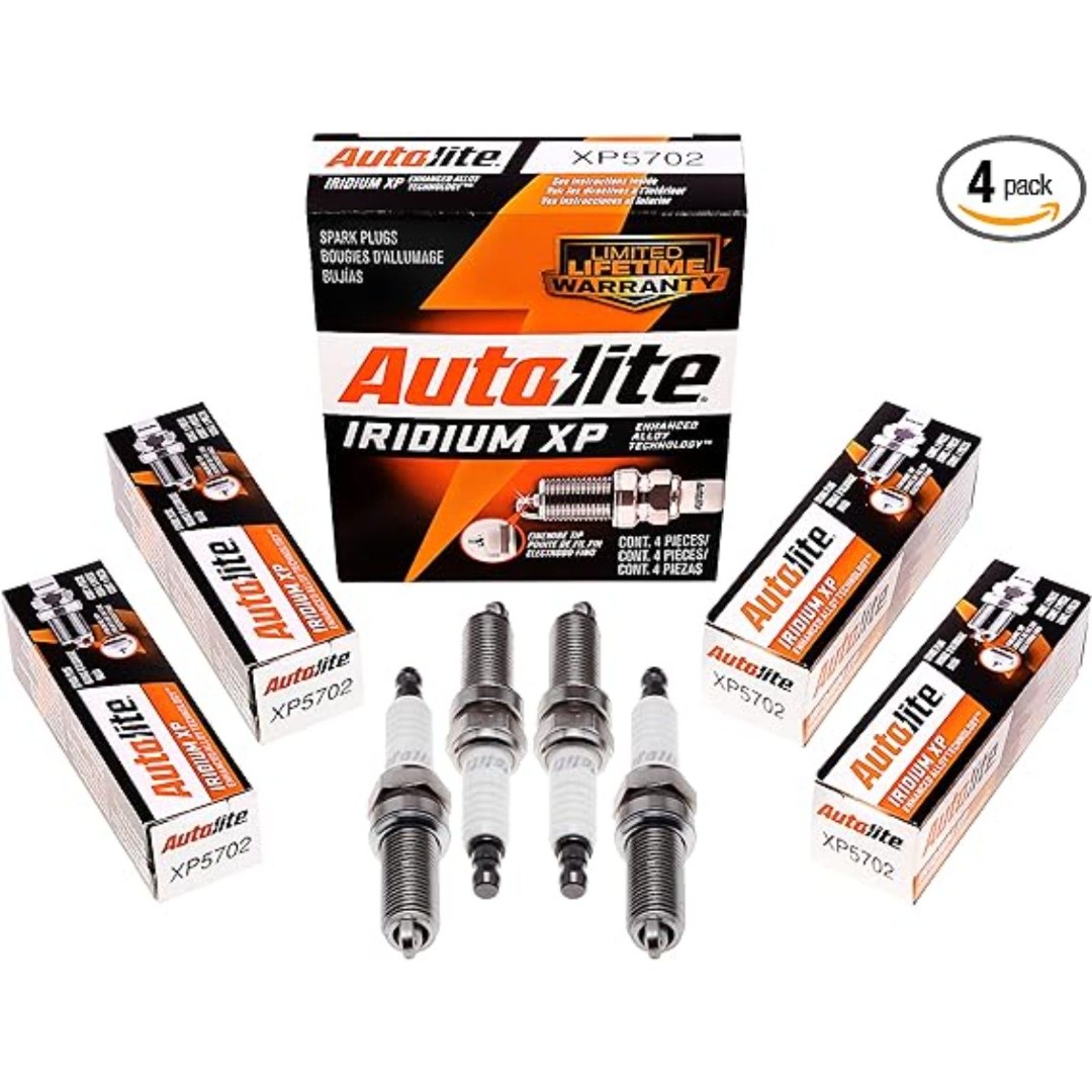 Autolite Iridium XP Automotive Replacement Spark Plugs, XP5702 (4 Pack)