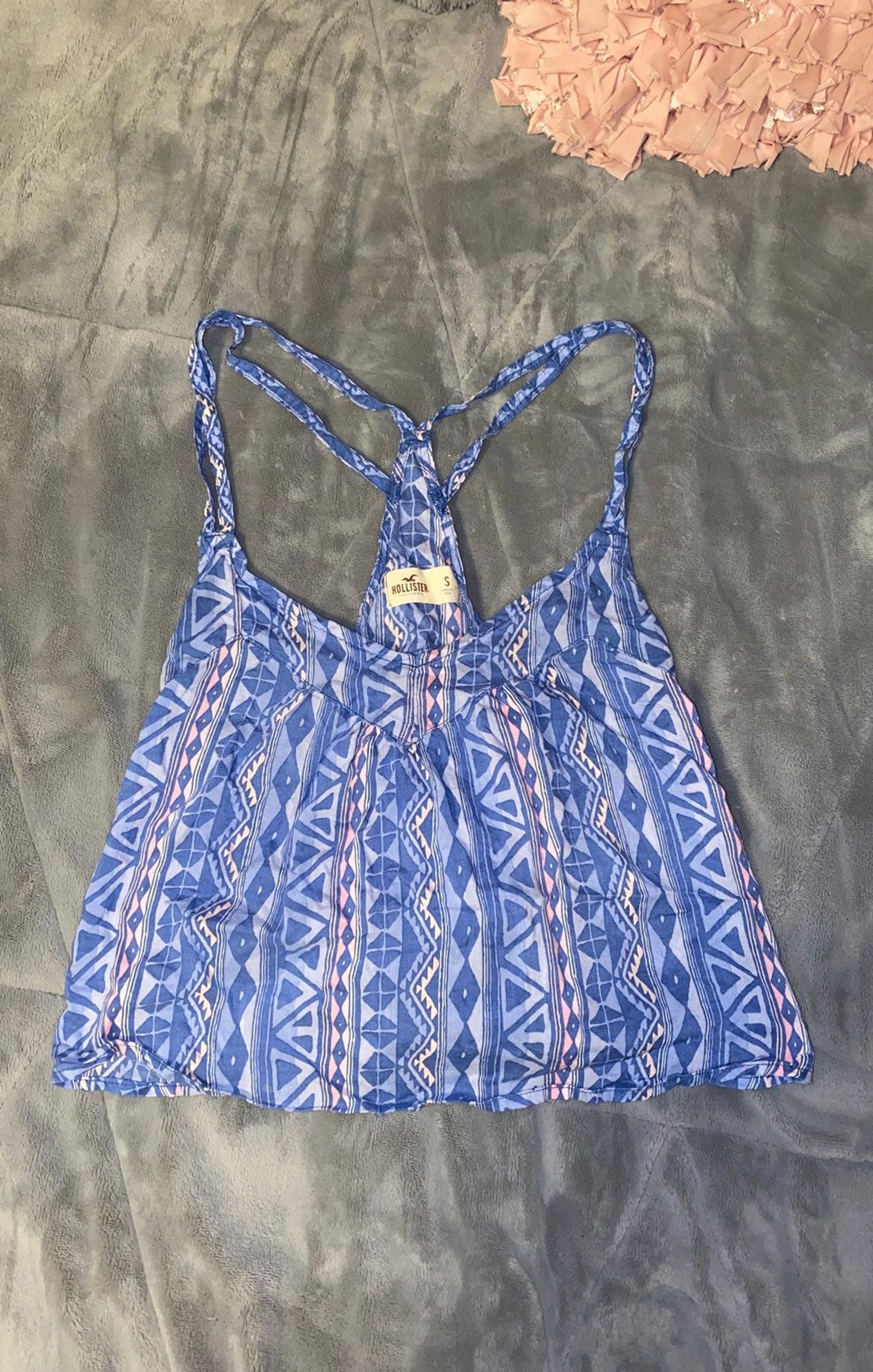 Tribal print cropped tank top