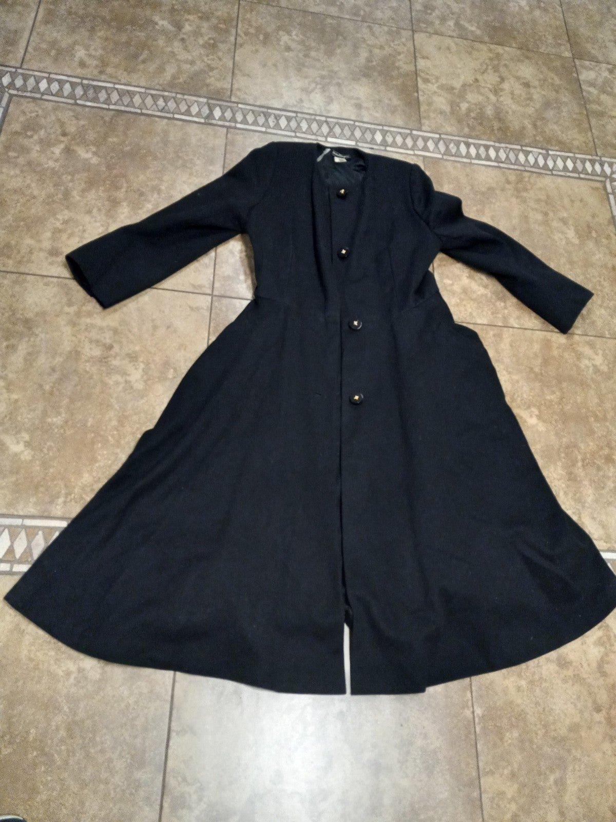 Vintage classic Salvatore Ferragamo dress coat for women size 46