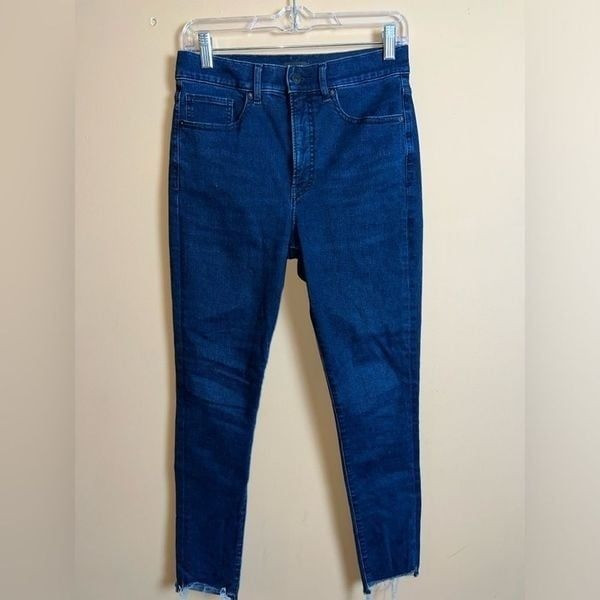 Express Dark Fade Skinny High Rise Jeans Size 6 Regular NWOT