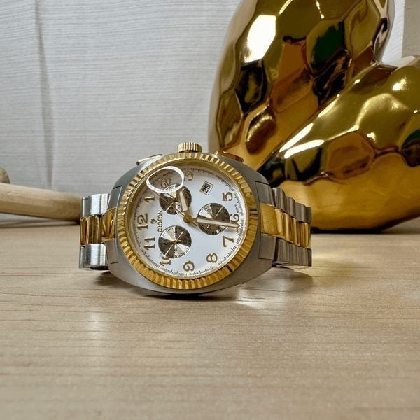 CROTON Women's Gold and Silver Watch