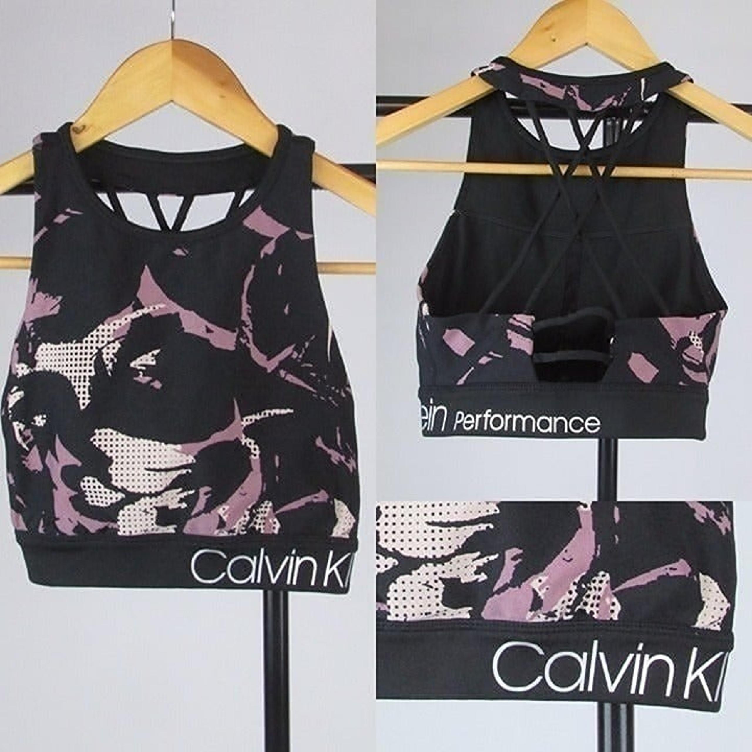 Calvin Klein performance women's wick longline sports bra size xs