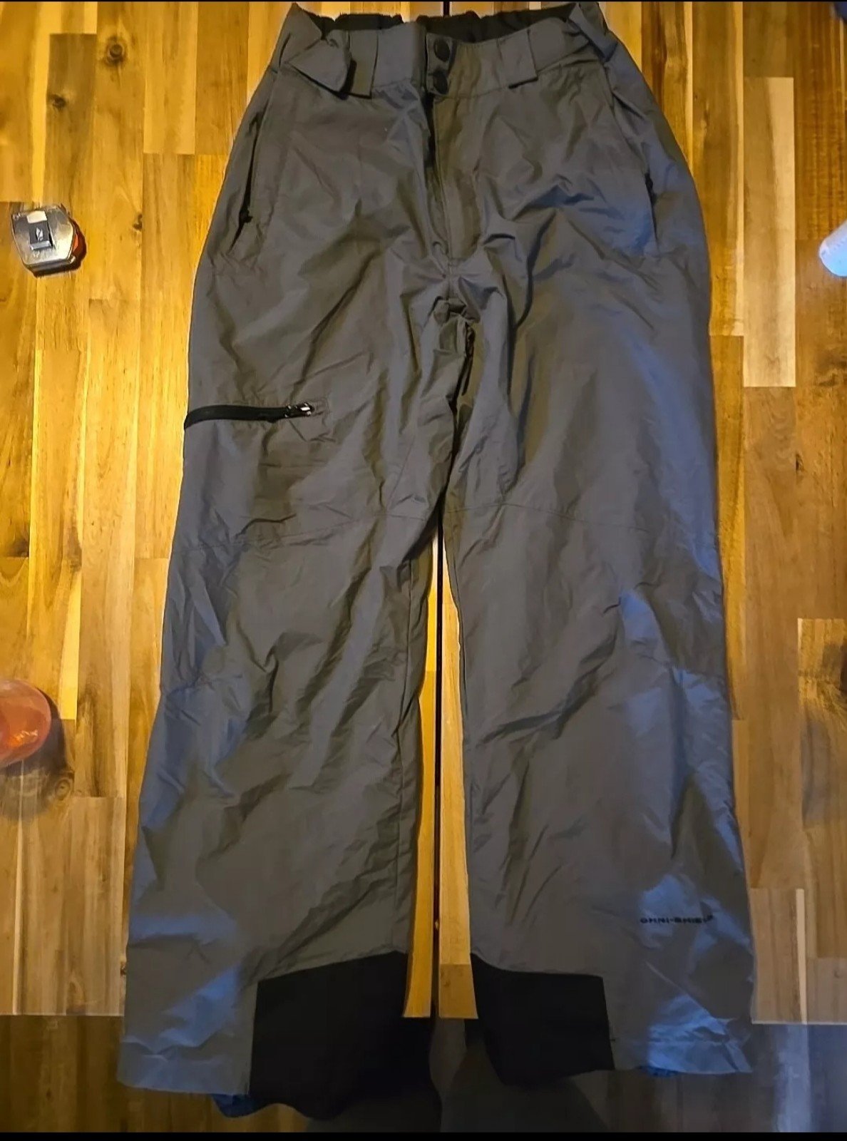 Women's Columbia Omni-Shield Gray Insulated Ski Snow Pants Small (#5w)