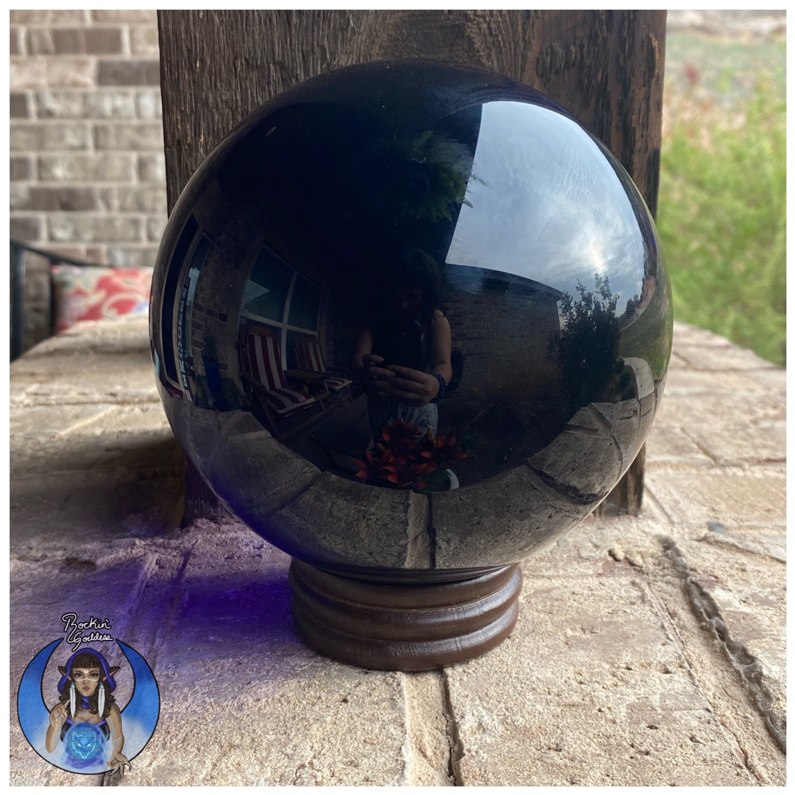 Royal/Sapphire Blue Crystal Ball