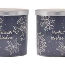 Sonoma Winter Wishes Scented Candle 13 oz - Pine Fir Eucalyptus Lot of 2