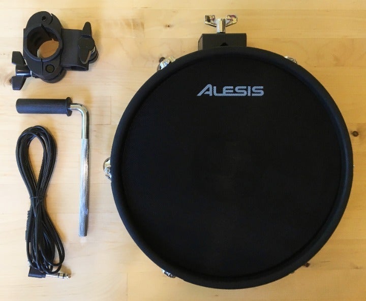 NEW Alesis Command 10 Inch Mesh DUAL-ZONE Pad Pack- 10 Drum,1.5in Clamp,L-Rod