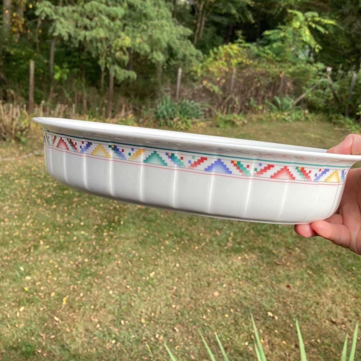 Villeroy and Boch Indian Look OVAL BAKER 12.5”x8.5”