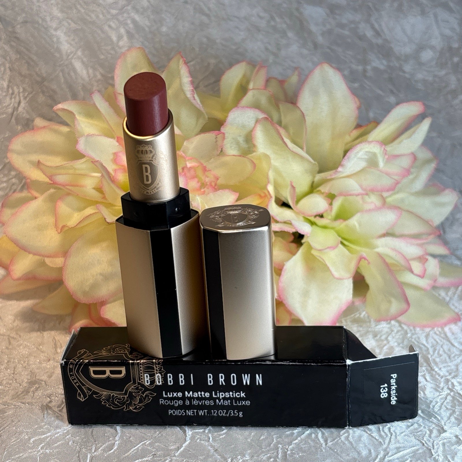 Bobbi Brown Luxe Matte Lipstick - 138 Parkside - FS NIB Free Ship ***See Pics