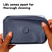 Airtight Food Storage 4.4 Qt Ideal for 5lbs