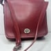 Coach Legacy Red Leather Authentic Crossbody Bag Designer Purse Womens Charm