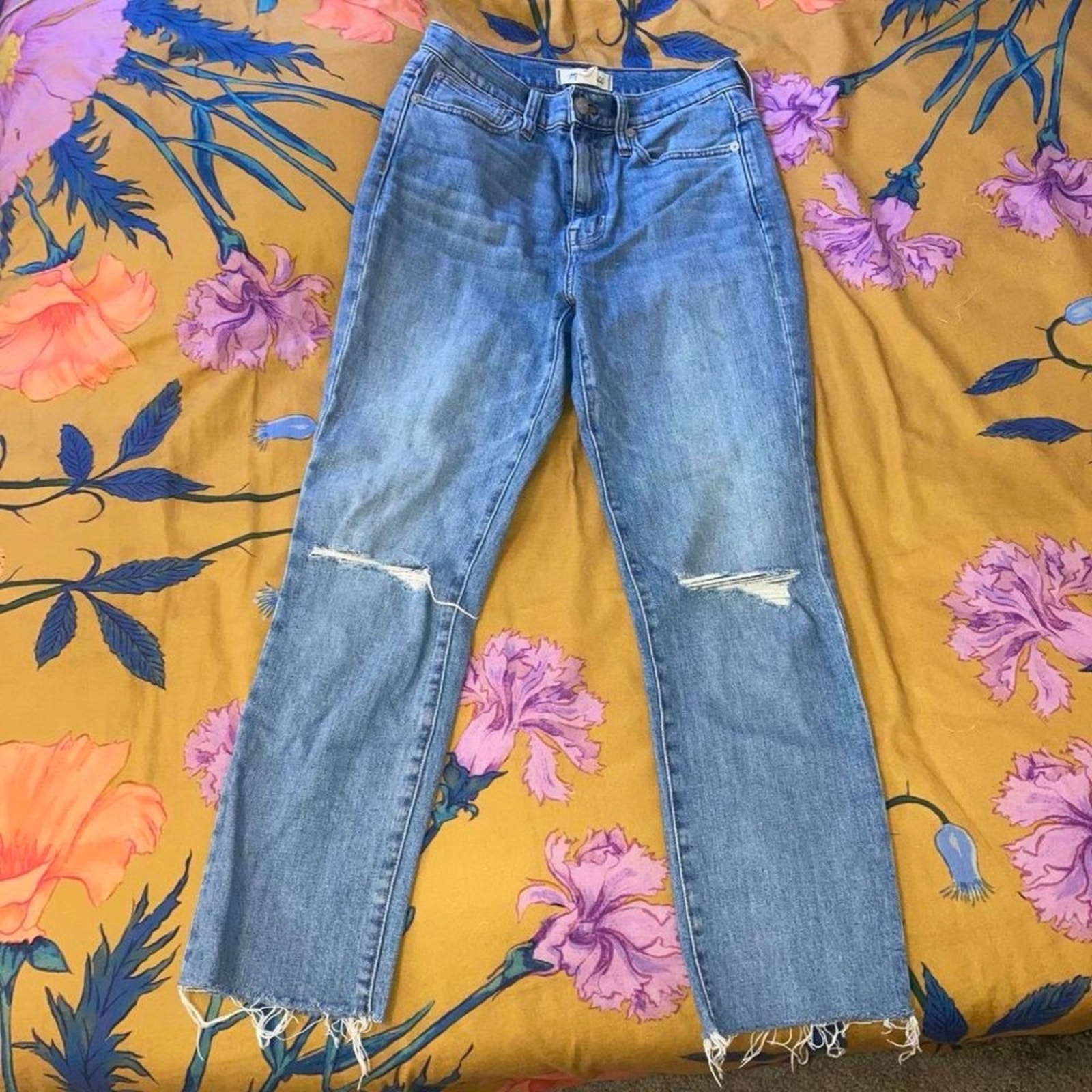 Madewell high rise slim crop boy jeans size 24