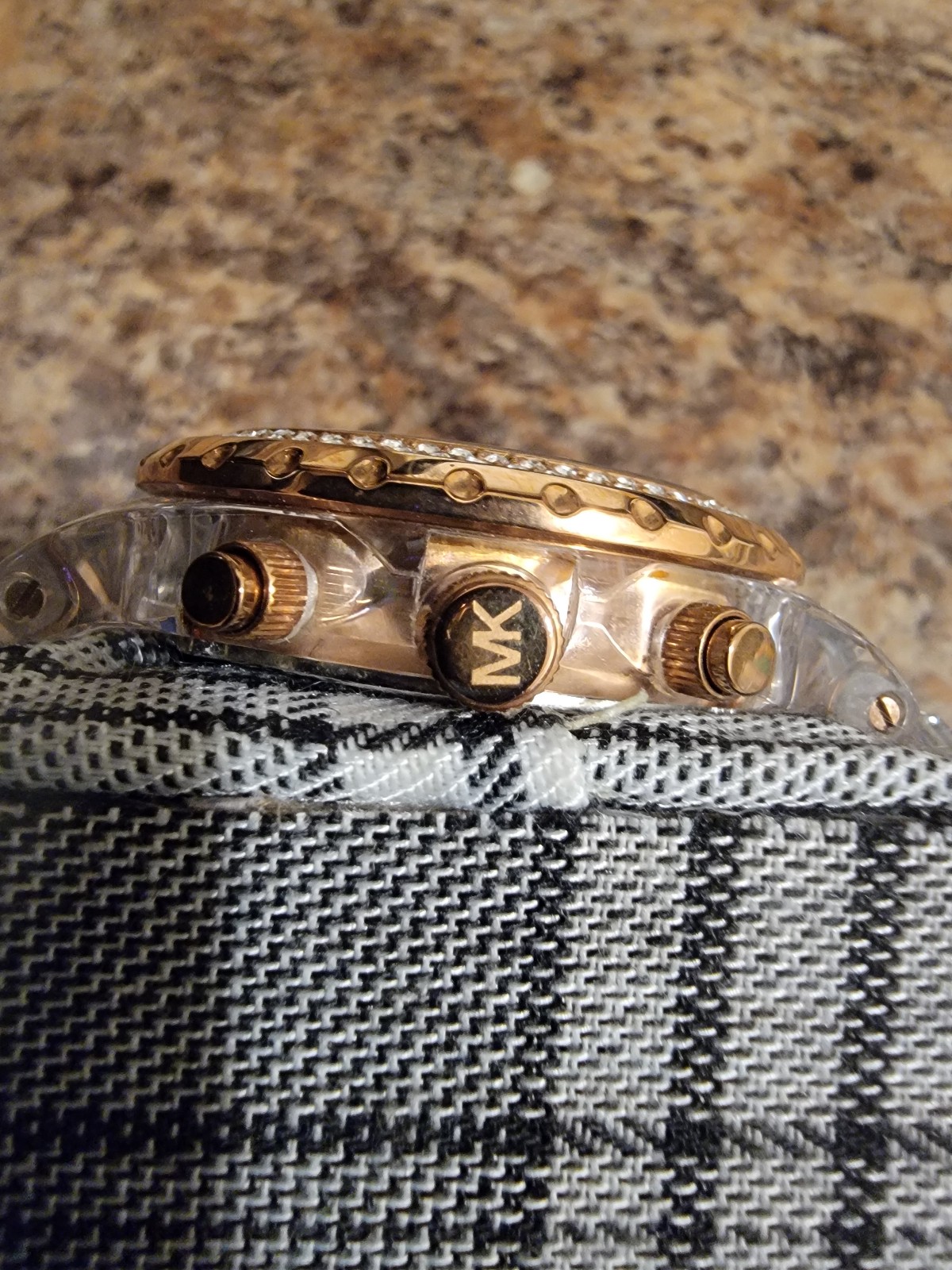 michael kors watch 2 tone