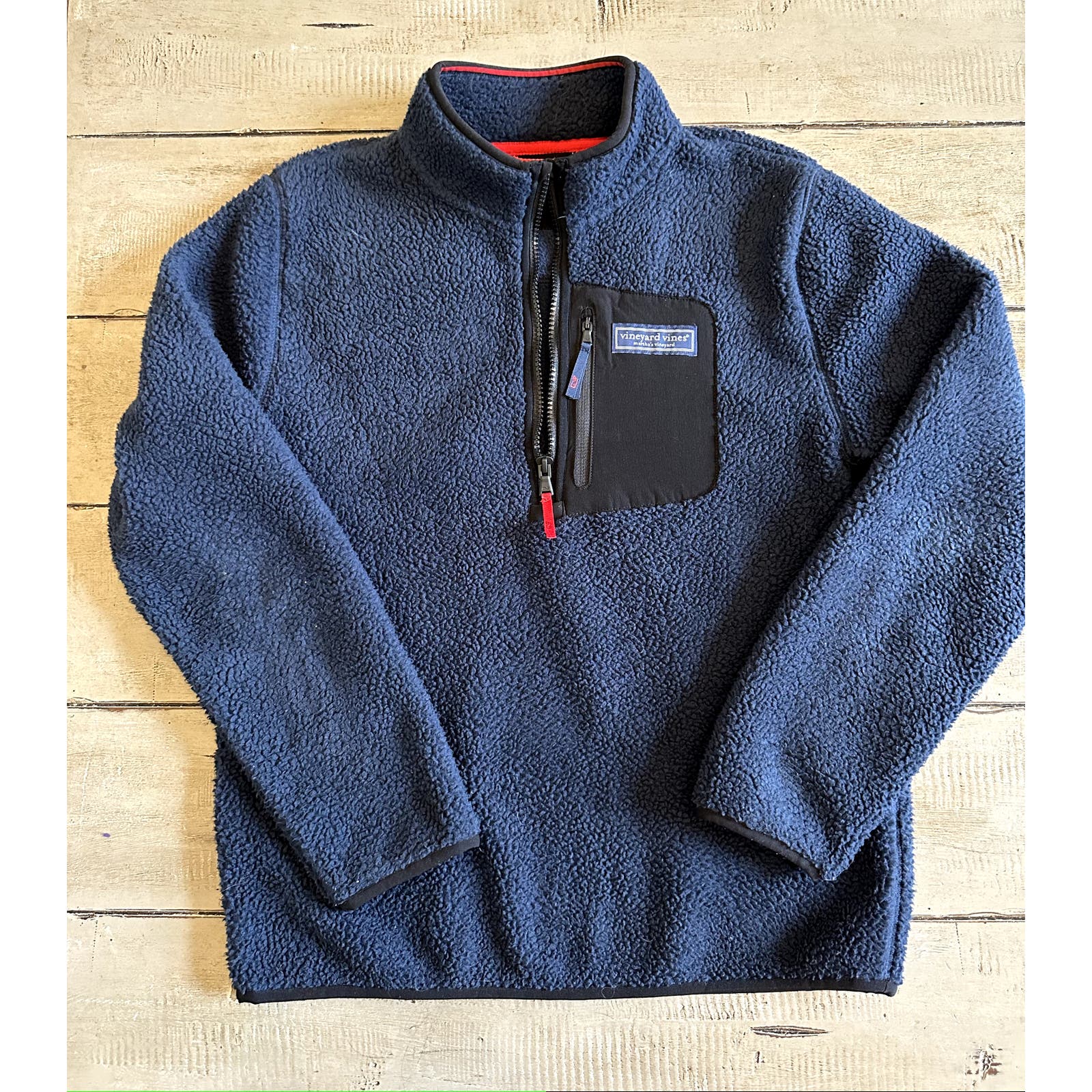 Boy's Vineyard Vines sherpa fleece size Large