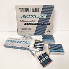 22 Eberhard Faber Microtomic Van Dyke Drawing Pencils #600 5H NIOB