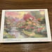 Jigsaw Puzzle Thomas Kinkade Beautiful Flower Stream 1000 Pieces