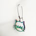 New Luv Betsey by Betsey Johnson Multicolor Metal Cat Shepherd Hook Earrings
