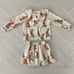 MINI RODINI bunny blouse & skirt set girl's size 92-98 (US 1.5-3Years)