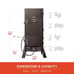 Masterbuilt 30 In. Double Door Propane Gas Charcoal Outdoor Smoker