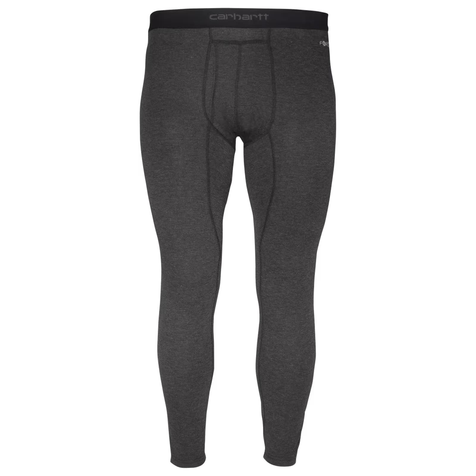 Men's Carhartt Base Force Heavyweight Bottom Layer Pants - Black Heather - XL
